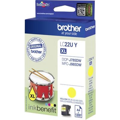 Brother Tinte LC-22U Y Original Gelb LC22UY
