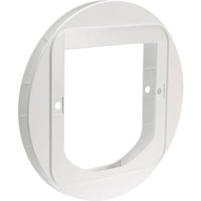 Sureflap Mikrochip Katzenklappe Connect - Montageadapter für Glasscheiben weiß