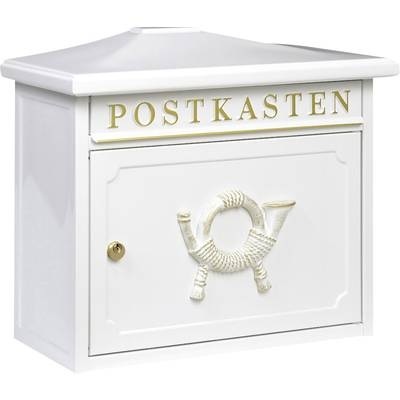 Klassischer Briefkasten Sylt, weiß