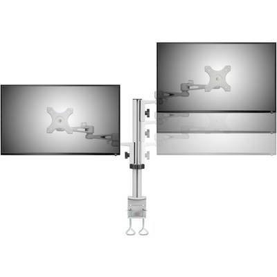 SpeaKa Professional SP-DUAL-ARM 2fach Monitor-Tischhalterung 33,0 cm (13) - 68,6 cm (27) Neigbar+Schwenkbar, Rotierbar