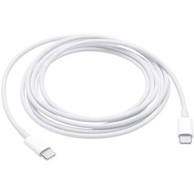 Apple Datenkabel/Ladekabel [1x USB-C™ Stecker - 1x USB-C™ Stecker] 2 m Weiß