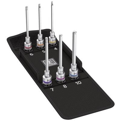 Wera Zyklop 05004210001 Innen-Sechskant Steckschlüssel-Bit-Einsatz-Set 6teilig 1/2 (12.5 mm)
