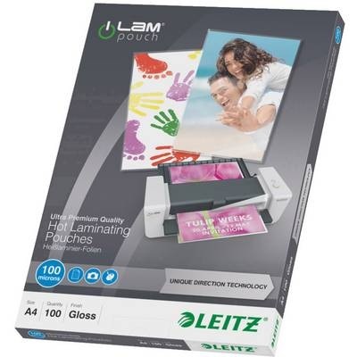 Leitz Laminierfolie DIN A4 100 micron glänzend 100 St.