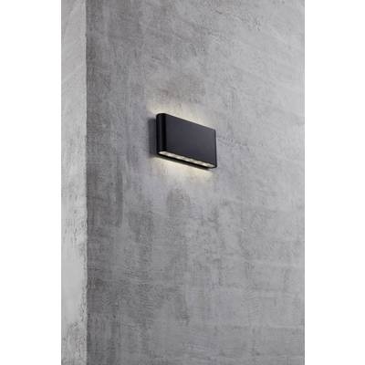Nordlux Kinver 84181003 LED-Außenwandleuchte EEK: LED (A++ - E) 6 W Warm-Weiß Schwarz