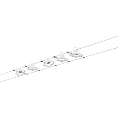 Seil-Komplettsystem GU5.3 50 W LED EEK: abhängig v. Leuchtmittel (A++ - E) Paulmann MacII 94134 Weiß