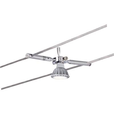 Paulmann Togo Niedervolt-Seilsystem-Leuchte EEK: abhängig v. Leuchtmittel (A++ - E) Universell GU5.3 10 W LED Chrom