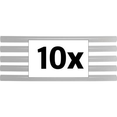 TOOLCRAFT TC-11200X10T Heißklebesticks 11 mm 200 mm Transparent 10 St.