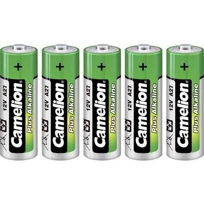 Camelion 5er-Pack Alkaline-Batterien Typ LR27A, 12 V