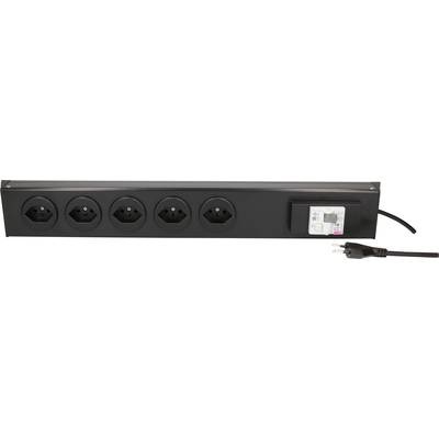 Steckdosenleiste mit Schalter Schwarz Max Hauri AG 127394