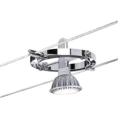 Seil-Basissystem GU5.3 40 W LED EEK: abhängig v. Leuchtmittel (A++ - E) Paulmann Cardan 94144 Chrom, Chrom (matt)