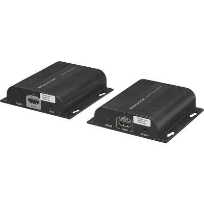 Monacor INS-100Z LAN (10/100 MBit/s), HDMI™ Extender (Verlängerung) über Netzwerkkabel RJ45 100 m