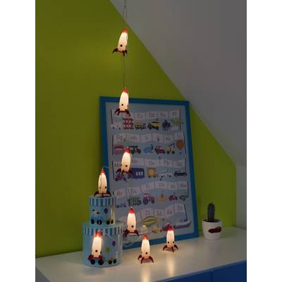 Atmosphärische LED-Lichterkette Rakete