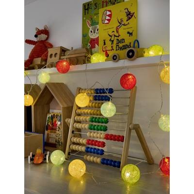 Konstsmide 3136-503 Motiv-Lichterkette Kugeln Innen EEK: A (A++ - E) netzbetrieben 16 LED Warm-Weiß Beleuchtete Länge: 3