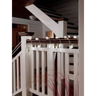 Konstsmide 4090-103 Motiv-Lichterkette Stern Innen netzbetrieben LED Warmweiß Beleuchtete Länge: 2.3 m