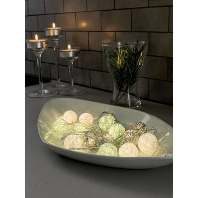 Konstsmide 3135-543 Motiv-Lichterkette Kugeln Innen EEK: A (A++ - E) netzbetrieben 16 LED Warm-Weiß Beleuchtete Länge: 3
