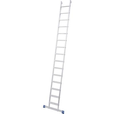 Krause Stabilo 134745 Aluminium Anlegeleiter inkl. Traverse Arbeitshöhe (max.): 4.8 m Aluminium 9 kg