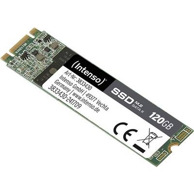 Intenso M.2 SSD Sata III High Interne Festplatte SSD (120 GB, Schwarz, grün)