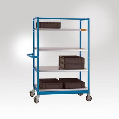 Manuflex LV3131.7035 Regalwagen Stahl pulverbeschichtet Traglast (max.): 250 kg Licht-Grau