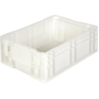 Stapelbehälter lebensmittelgeeignet (L x B x H) 400 x 300 x 147 mm Natur-Weiß 1657934 1 St.