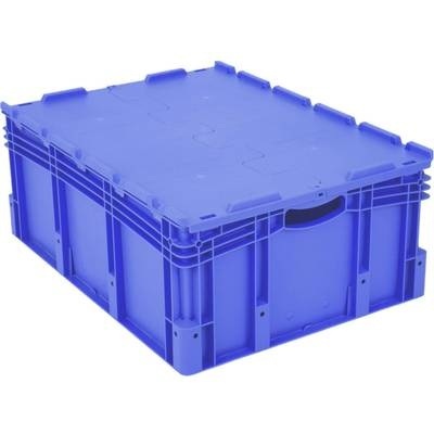 Stapelbehälter lebensmittelgeeignet (L x B x H) 800 x 600 x 338 mm Blau 1658727 1 St.