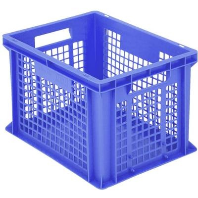 Stapelbehälter lebensmittelgeeignet (L x B x H) 400 x 300 x 265 mm Blau Classic 1658742 1 St.
