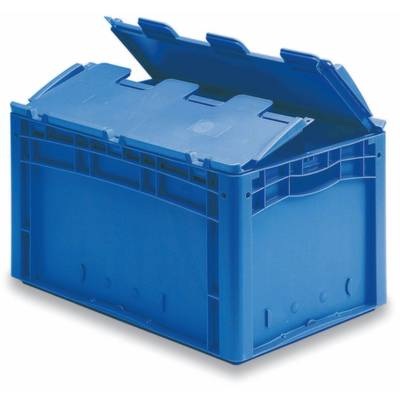 Stapelbehälter lebensmittelgeeignet (L x B x H) 600 x 400 x 288 mm Blau 1658118 1 St.