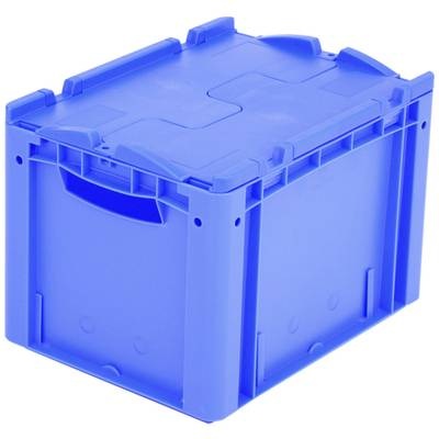 Stapelbehälter lebensmittelgeeignet (L x B x H) 400 x 300 x 270 mm Blau 1658182 1 St.