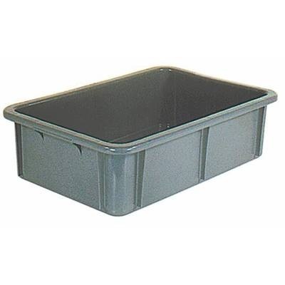 Stapelbehälter lebensmittelgeeignet (L x B x H) 600 x 400 x 165 mm Grau 1658319 1 St.