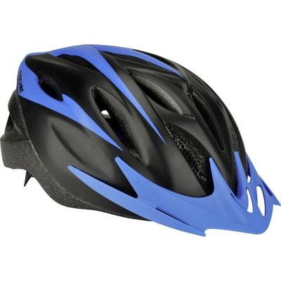 Fischer Fahrrad Sportiv sw S/M City-Helm Schwarz, Hellblau Konfektionsgröße=M