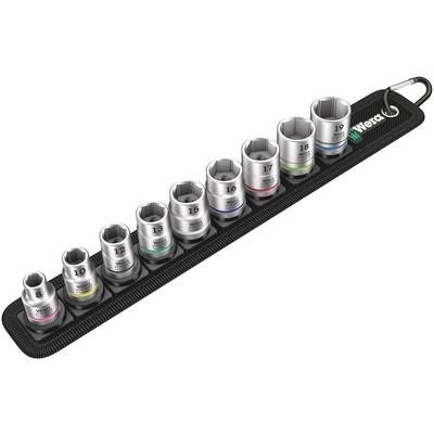 Wera Belt B 4 05003973001 Außen-Sechskant Steckschlüsseleinsatz-Set 9teilig 3/8 (10 mm)