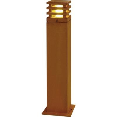 SLV Rusty quadratische LED-Wegeleuchte rostbraun