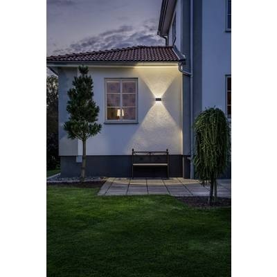LED-Außenwandlampe Chieri mit effektvollem Licht