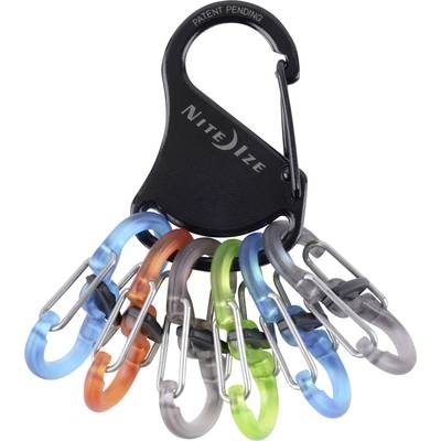 NITE Ize Schlüssel-Karabiner KLKP-01-R3 Schwarz, Türkis, Orange, Grau, Grün 1 St.