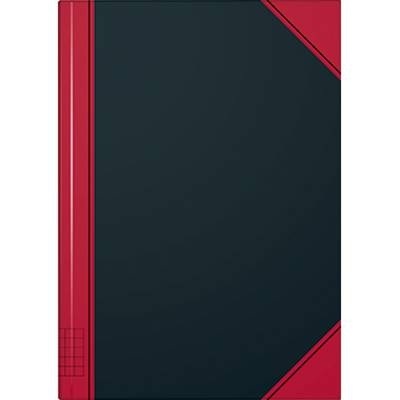 König & Ebhardt Notizbuch Kladde 865524301 kariert Schwarz-Rot Anzahl der Blätter: 96 DIN A5