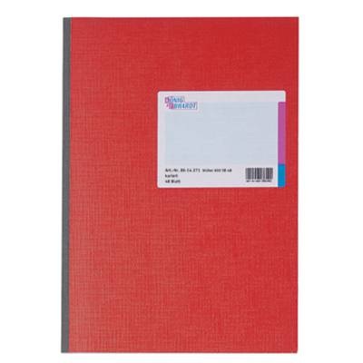 König & Ebhardt Notizbuch Kladde 8614271 kariert Rot Anzahl der Blätter: 48 DIN A4