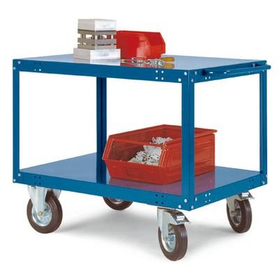Manuflex TT1091.9006 Regalwagen Stahl pulverbeschichtet Traglast (max.): 200 kg Weißaluminium