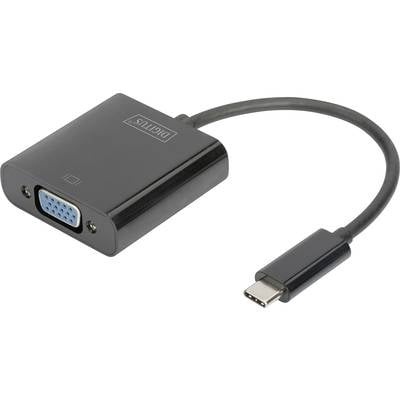 Digitus USB / VGA Adapter [1x USB-C™ Stecker - 1x VGA-Buchse] Schwarz