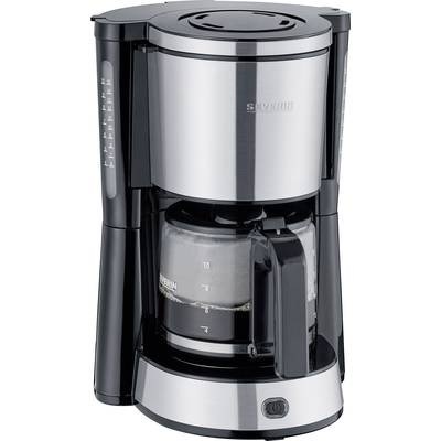 Severin KA 4822 TYPE Kaffeemaschine Edelstahl, Schwarz Fassungsvermögen Tassen=10
