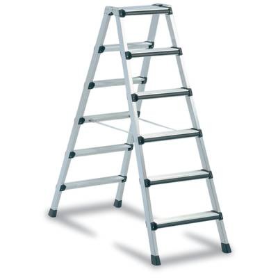 ZARGES 41435 Aluminium Stufen-Stehleiter klappbar 8.3 kg