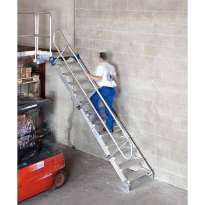 ZARGES Z600 40159392 Aluminium Podesttreppe 67.69 kg
