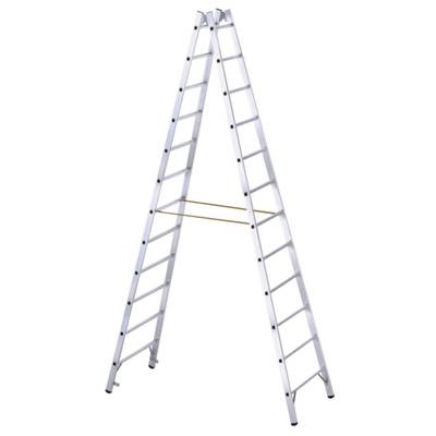 ZARGES Profi-Sprossenleiter beidseitig begehbar 2 x 12 Sprossen