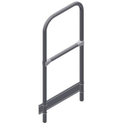 ZARGES 42359844 Plattformgeländer,f. Podesttreppe B 600mm,abnehmbar 1 St.