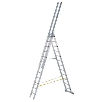 ZARGES 41542 Aluminium Mehrzweckleiter klappbar 29 kg