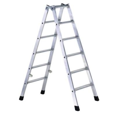 ZARGES 42466 Aluminium Stufen-Stehleiter klappbar 12.4 kg