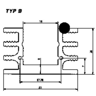 Fischer Elektronik SK 76 37,5 SA Kühlkörper 6.5 K/W (L x B x H) 37.5 x 32 x 20 mm TO-220, TO-126