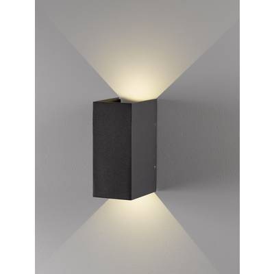 Nordlux Norma 77611010 LED-Außenwandleuchte EEK: LED (A++ - E) 6 W Warm-Weiß Anthrazit