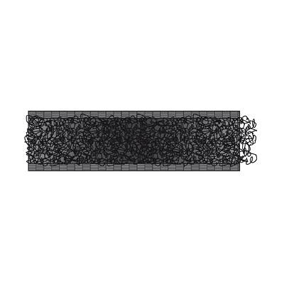 dörner + helmer Klettband zum Aufnähen Flauschteil (L x B) 25 m x 20 mm Schwarz 25 m