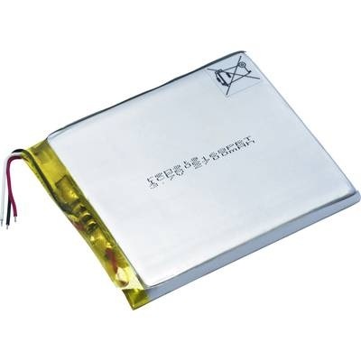Renata Lithium Polymer Akku mit Schutzschaltung ICP606168PRT 3,7 V 2800 mAh