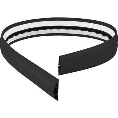TRU COMPONENTS Kabelbrücke PVC Schwarz Anzahl Kanäle: 1 1800 mm Inhalt: 1 St.