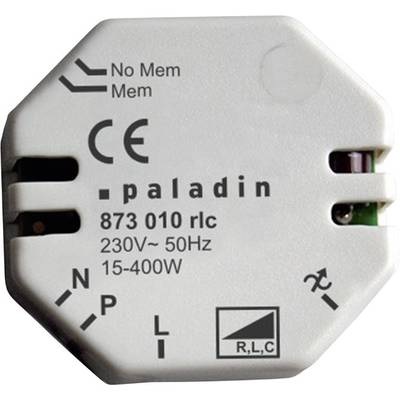 Müller 873010 Unterputz Dimmer Geeignet für Leuchtmittel: Glühlampe, Halogenlampe Weiß